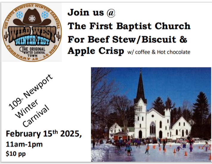 Beef Stew at Baptist Church