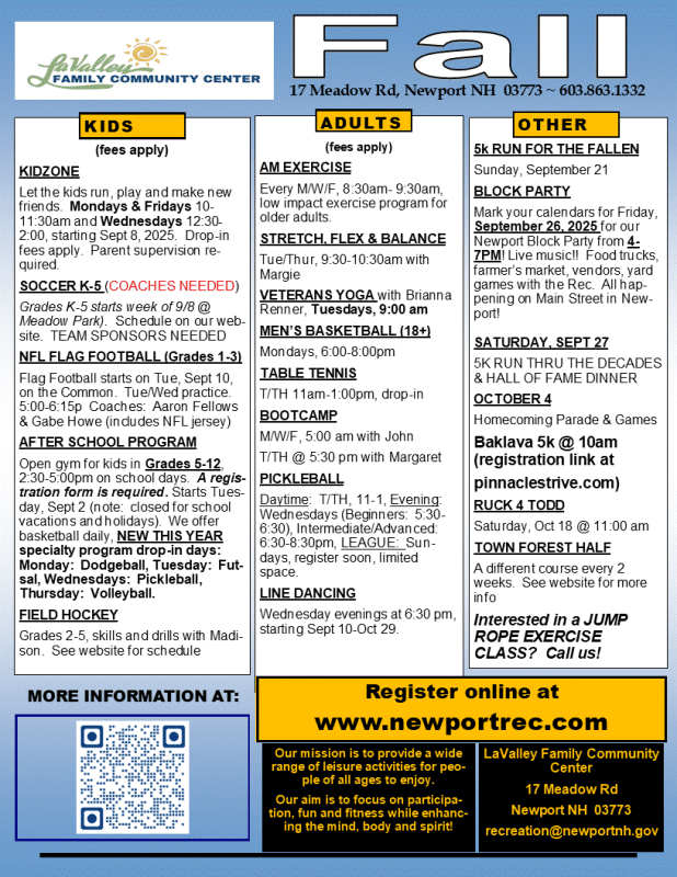 Fall Newsletter