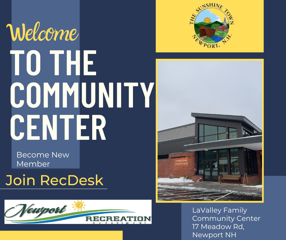 Become a member of Newport Recreation (RecDesk) or login