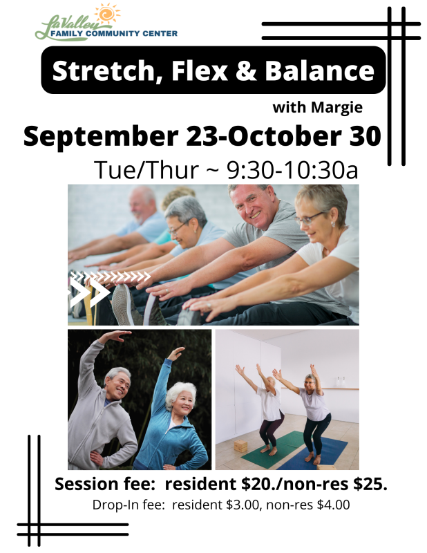 STRETCH, FLEX AND BALANCE