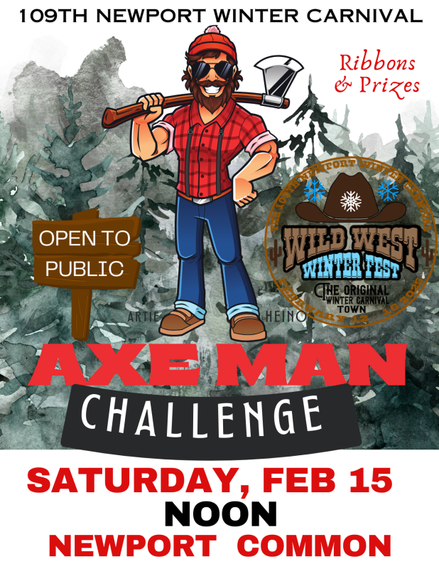 Axe Man Challenge Saturday Feb 15 noon