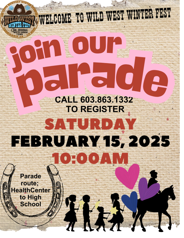 Join the Parade Saturday Feb 15 10am